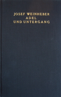 Adel und Untergang, Erstausgabe 1934